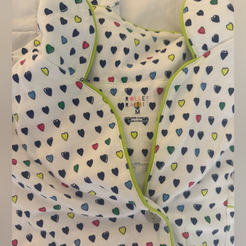 Roller rabbit disco heart pjs